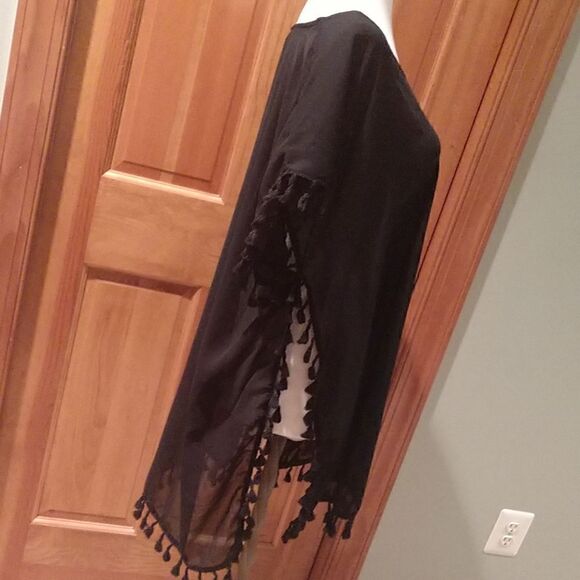 Swim Cover-up Black One Size - Picture 1 of 5